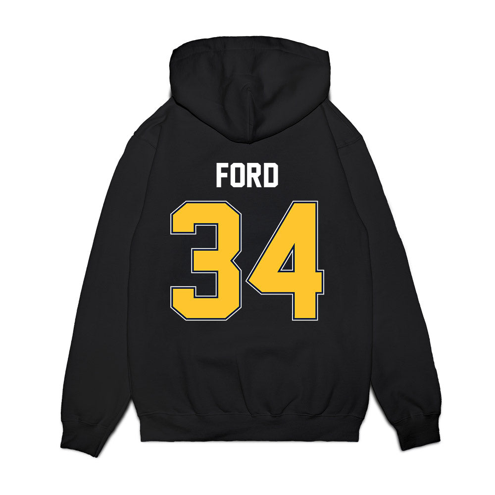 Murray State - NCAA Football : Caleb Ford - Vintage Helmet Premium Hooded Sweatshirt-1