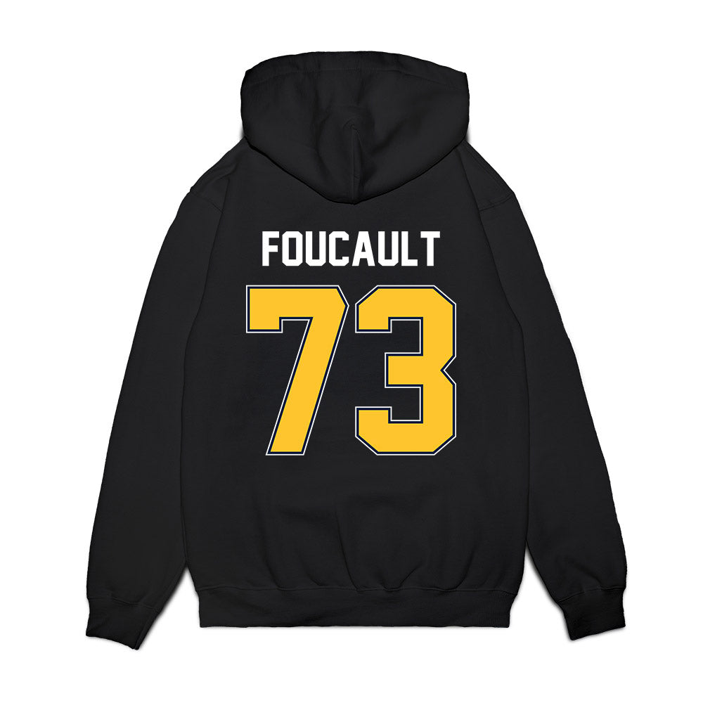 Murray State - NCAA Football : Jaheer Foucault - Vintage Helmet Premium Hooded Sweatshirt-1
