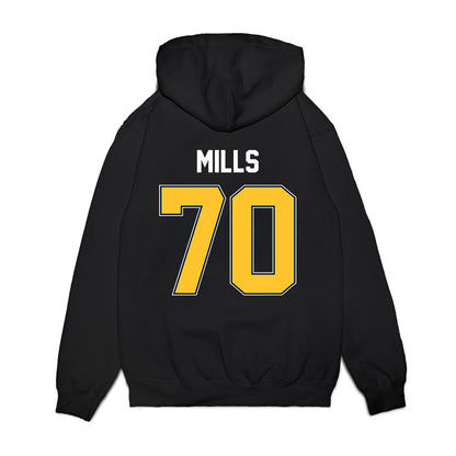 Murray State - NCAA Football : Brandon Mills - Vintage Helmet Premium Hooded Sweatshirt-1
