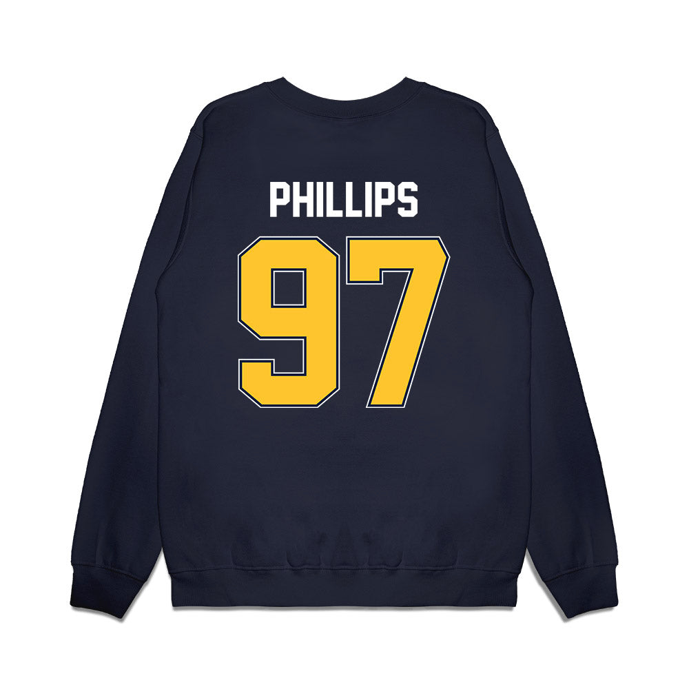 Murray State - NCAA Football : Harlem Phillips - Vintage Helmet Premium Crewneck Sweatshirt-1