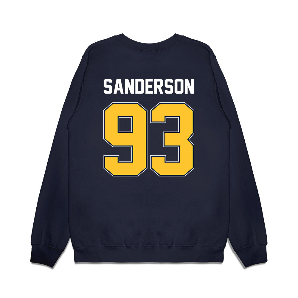 Murray State - NCAA Football : CJ Sanderson - Vintage Helmet Premium Crewneck Sweatshirt-1