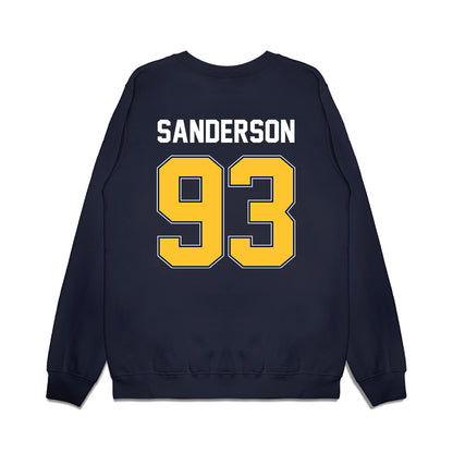Murray State - NCAA Football : CJ Sanderson - Vintage Helmet Premium Crewneck Sweatshirt-1