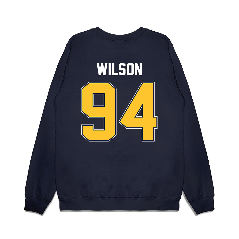 Murray State - NCAA Football : Rickshun Wilson - Vintage Helmet Premium Crewneck Sweatshirt-1