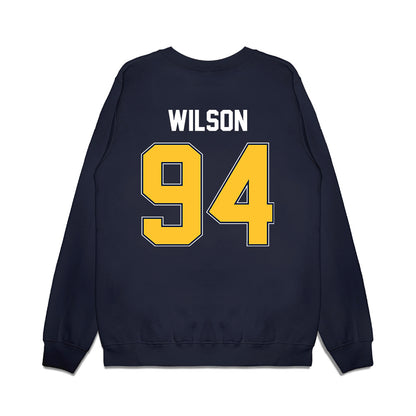Murray State - NCAA Football : Rickshun Wilson - Vintage Helmet Premium Crewneck Sweatshirt-1