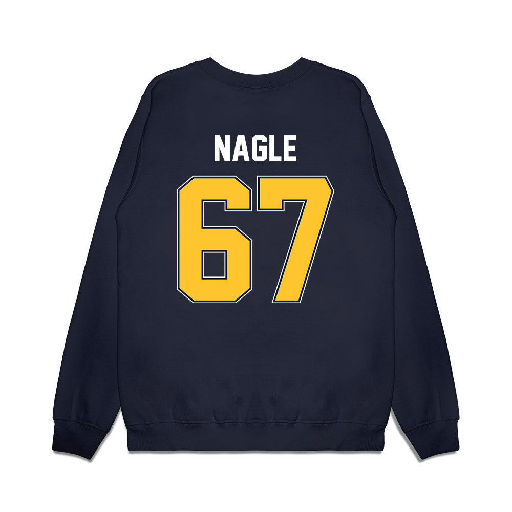 Murray State - NCAA Football : Thatcher Nagle - Vintage Helmet Premium Crewneck Sweatshirt-1