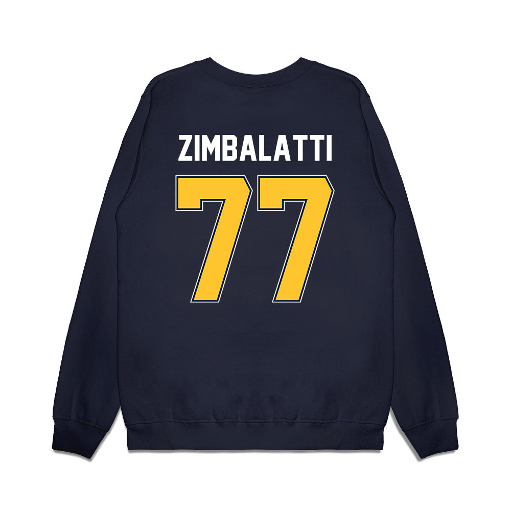Murray State - NCAA Football : Thomas Zimbalatti - Vintage Helmet Premium Crewneck Sweatshirt-1