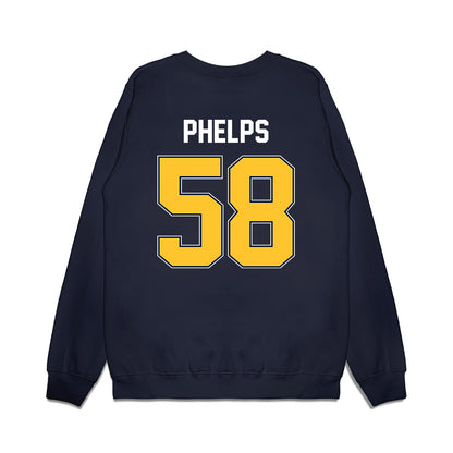 Murray State - NCAA Football : Brody Phelps - Vintage Helmet Premium Crewneck Sweatshirt-1