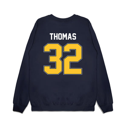 Murray State - NCAA Football : Blaize Thomas - Vintage Helmet Premium Crewneck Sweatshirt-1