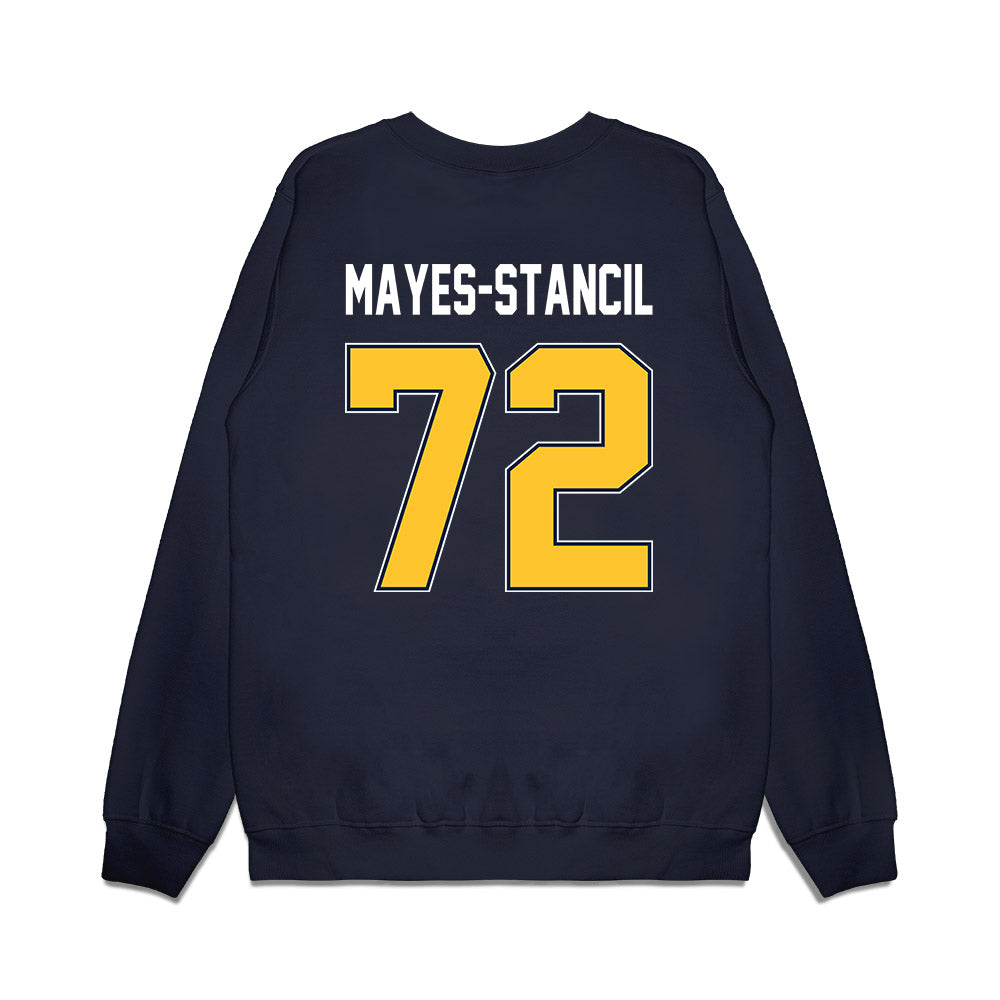 Murray State - NCAA Football : Cameron Mayes-Stancil - Vintage Helmet Premium Crewneck Sweatshirt-1