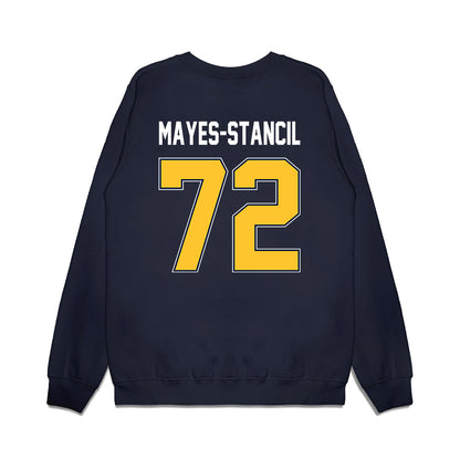 Murray State - NCAA Football : Cameron Mayes-Stancil - Vintage Helmet Premium Crewneck Sweatshirt-1