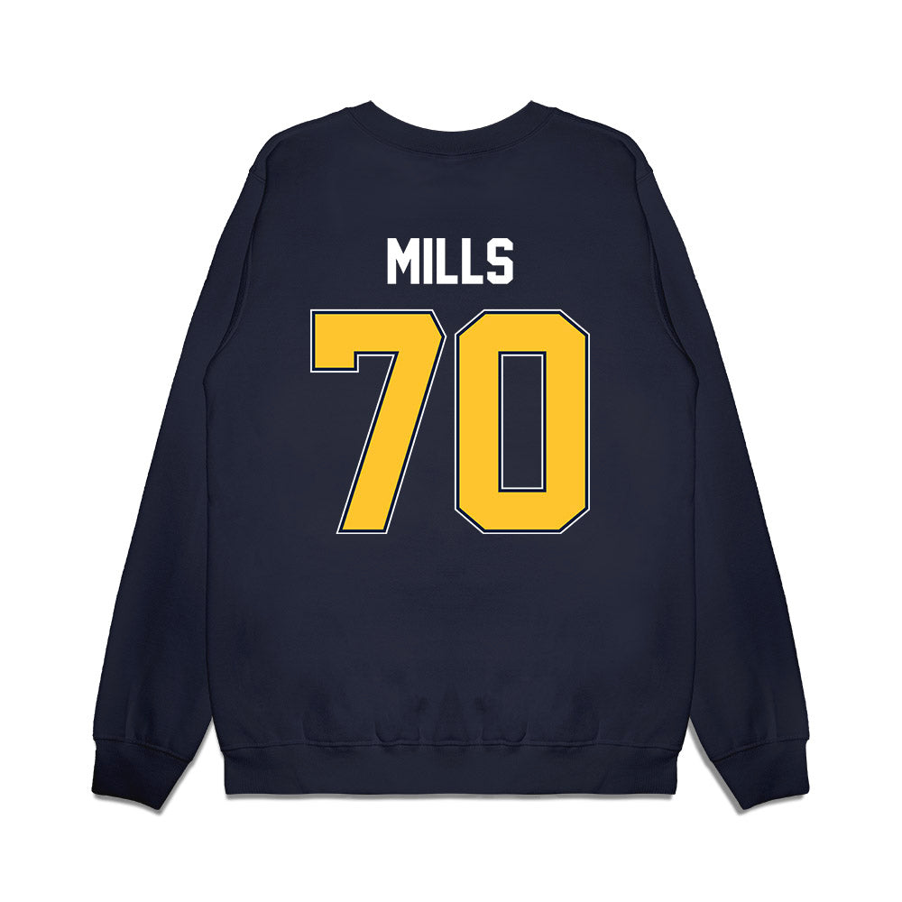 Murray State - NCAA Football : Brandon Mills - Vintage Helmet Premium Crewneck Sweatshirt-1