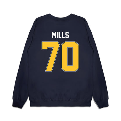 Murray State - NCAA Football : Brandon Mills - Vintage Helmet Premium Crewneck Sweatshirt-1