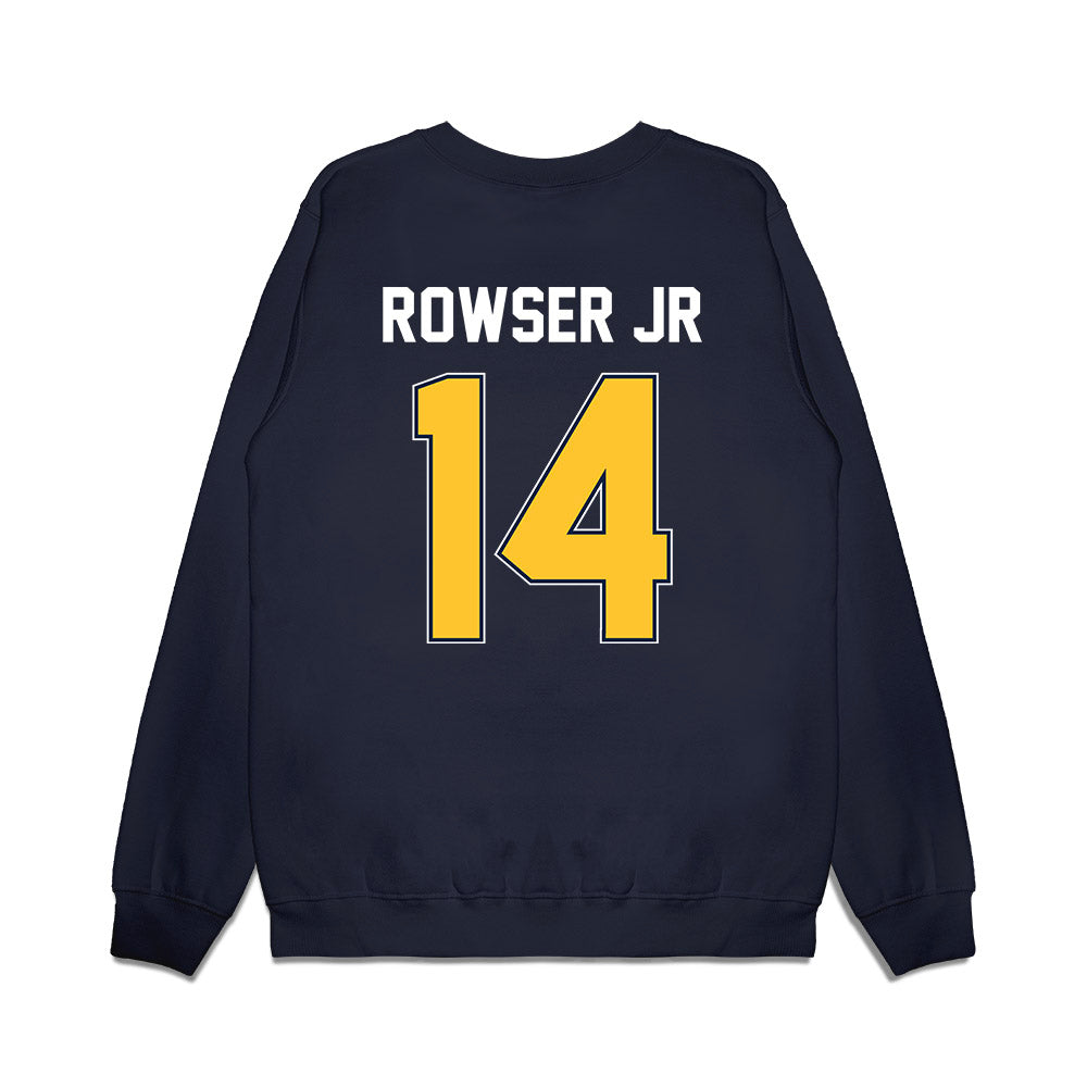 Murray State - NCAA Football : Keishawn Rowser Jr - Vintage Helmet Premium Crewneck Sweatshirt-1
