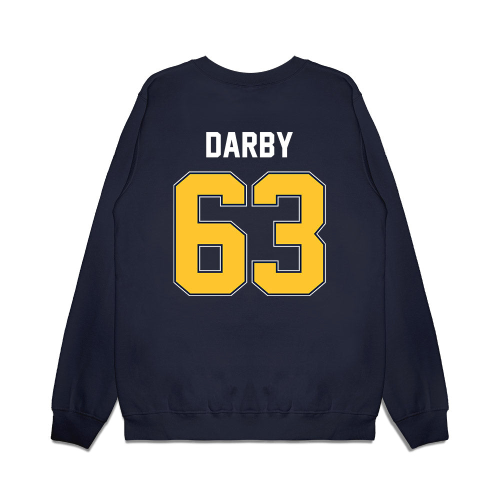 Murray State - NCAA Football : Jacob Darby - Vintage Helmet Premium Crewneck Sweatshirt-1