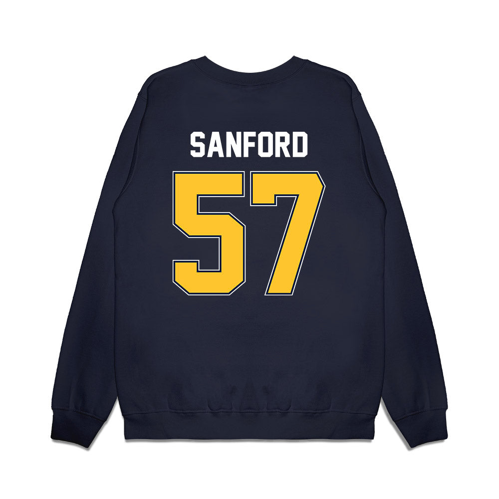 Murray State - NCAA Football : Garrett Sanford - Vintage Helmet Premium Crewneck Sweatshirt-1