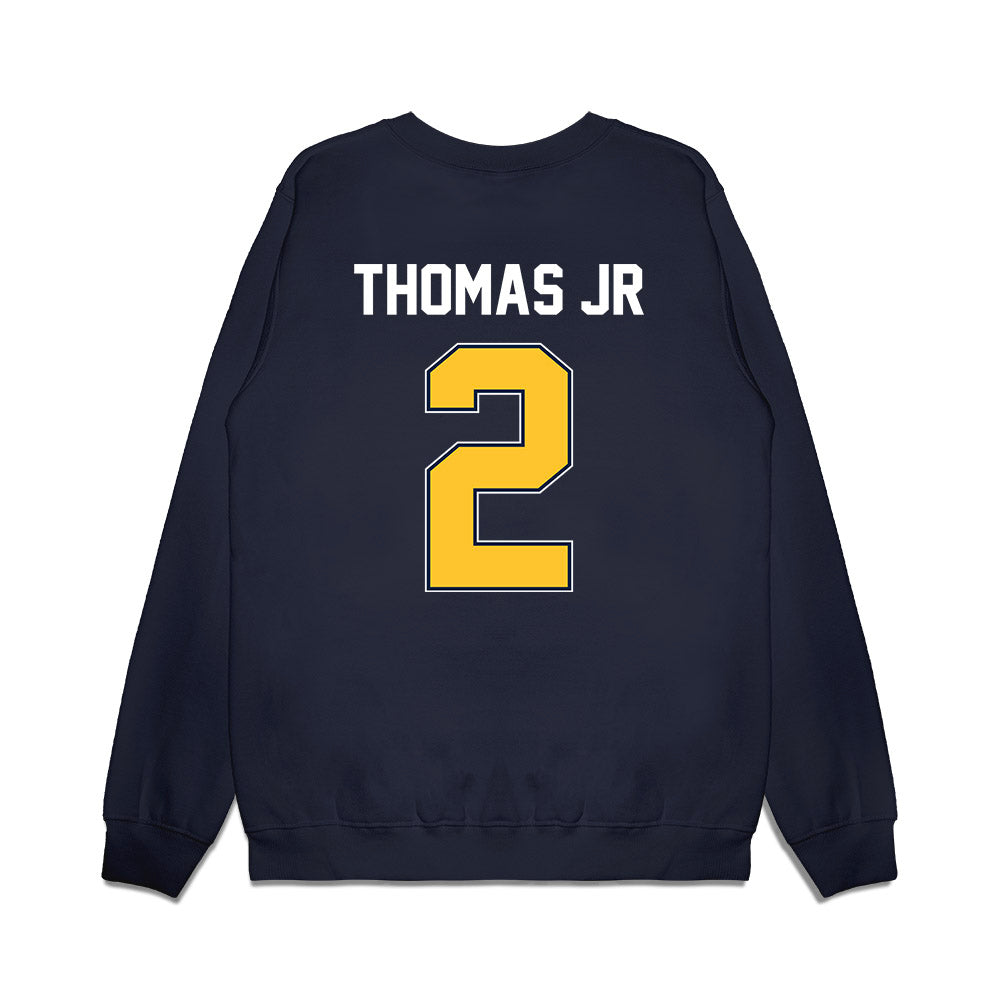 Murray State - NCAA Football : Michael Thomas Jr - Vintage Helmet Premium Crewneck Sweatshirt-1