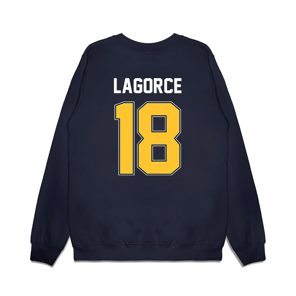 Murray State - NCAA Football : HANK LAGORCE - Vintage Helmet Premium Crewneck Sweatshirt-1
