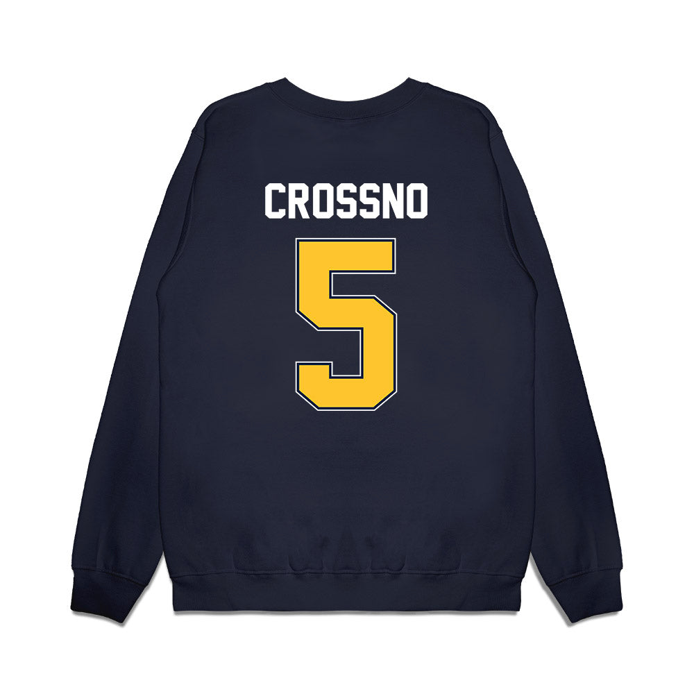 Murray State - NCAA Football : Conlee Crossno - Vintage Helmet Premium Crewneck Sweatshirt-1