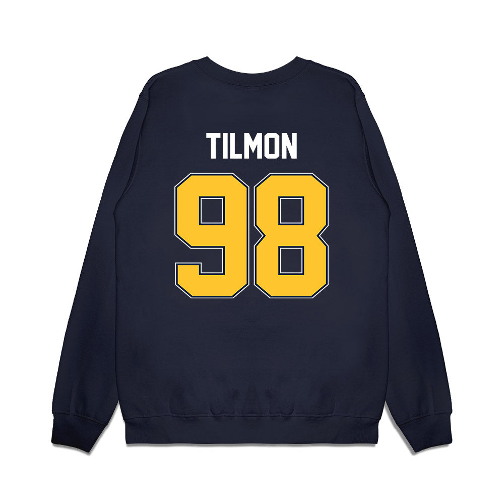 Murray State - NCAA Football : Michael Tilmon - Vintage Helmet Premium Crewneck Sweatshirt-1