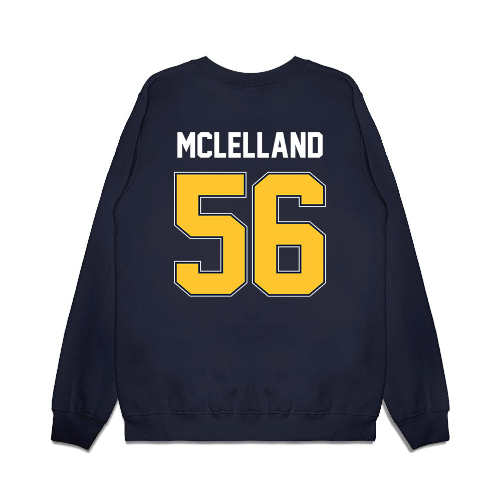 Murray State - NCAA Football : Graham McLelland - Vintage Helmet Premium Crewneck Sweatshirt-1
