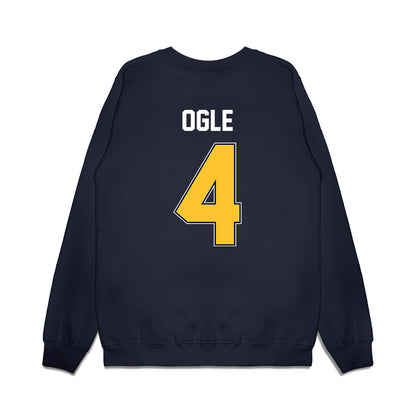 Murray State - NCAA Football : Jim Ogle - Vintage Helmet Premium Crewneck Sweatshirt-1