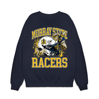 Murray State - NCAA Football : Thomas OHara - Vintage Helmet Premium Crewneck Sweatshirt-0