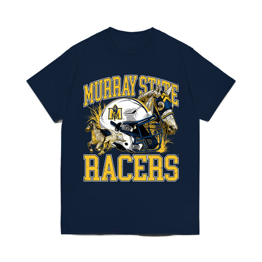 Murray State - NCAA Football : Brooks Kleinpeter - Vintage Helmet Comfort Colors T-Shirt-0