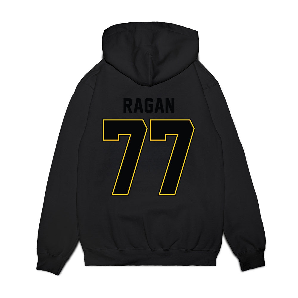 PLU - NCAA Football : Tyler Ragan - Vintage Helmet Premium Hooded Sweatshirt-1