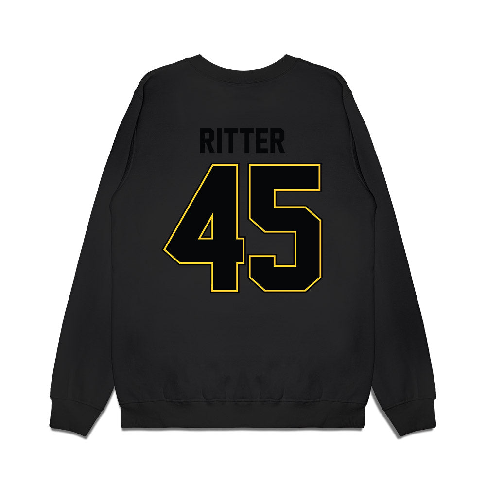 PLU - NCAA Football : Alex Ritter - Vintage Helmet Premium Crewneck Sweatshirt-1