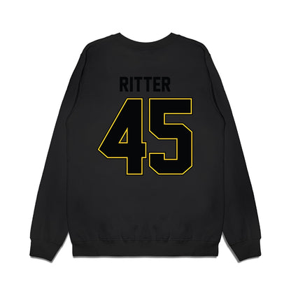 PLU - NCAA Football : Alex Ritter - Vintage Helmet Premium Crewneck Sweatshirt-1