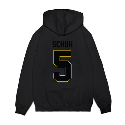 PLU - NCAA Football : Jacob Schuh - Vintage Helmet Premium Hooded Sweatshirt-1
