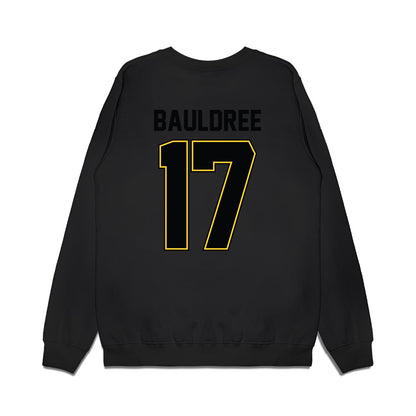 PLU - NCAA Football : Jesse Bauldree - Vintage Helmet Premium Crewneck Sweatshirt-1