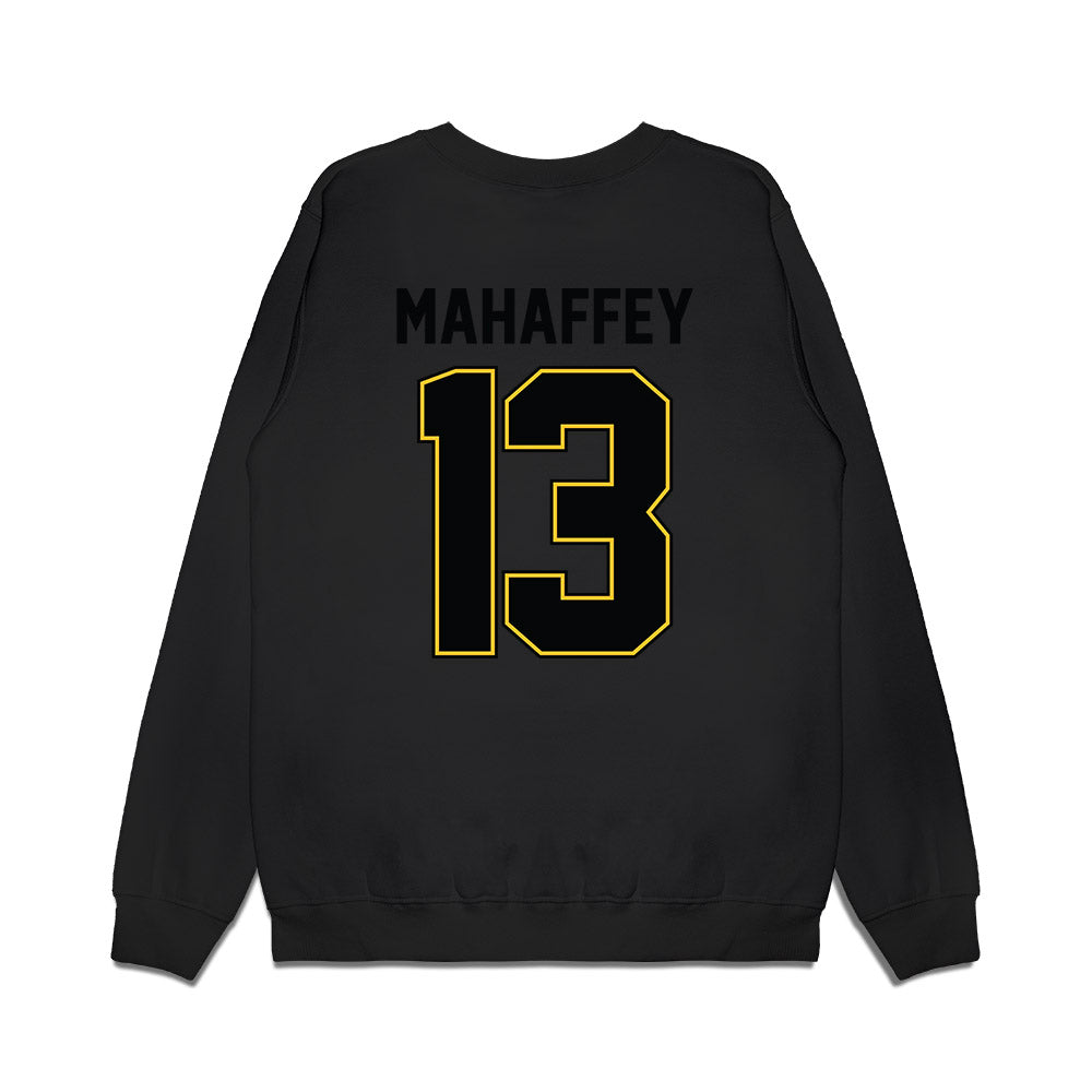 PLU - NCAA Football : Anthony Mahaffey - Vintage Helmet Premium Crewneck Sweatshirt-1