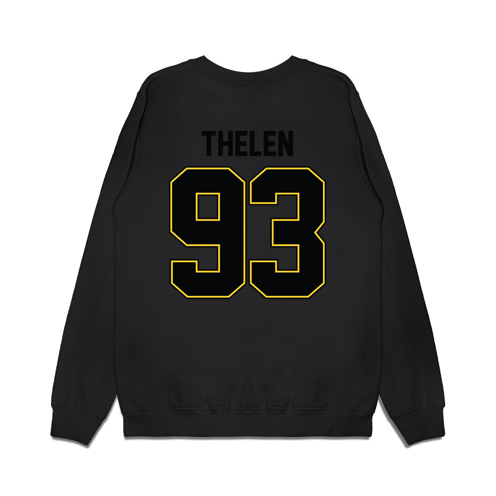 PLU - NCAA Football : Drew Thelen - Vintage Helmet Premium Crewneck Sweatshirt-1