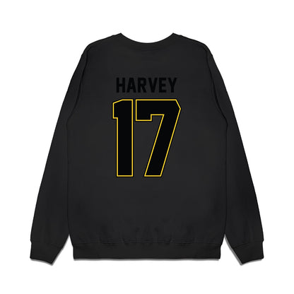 PLU - NCAA Football : Evan Harvey - Vintage Helmet Premium Crewneck Sweatshirt-1