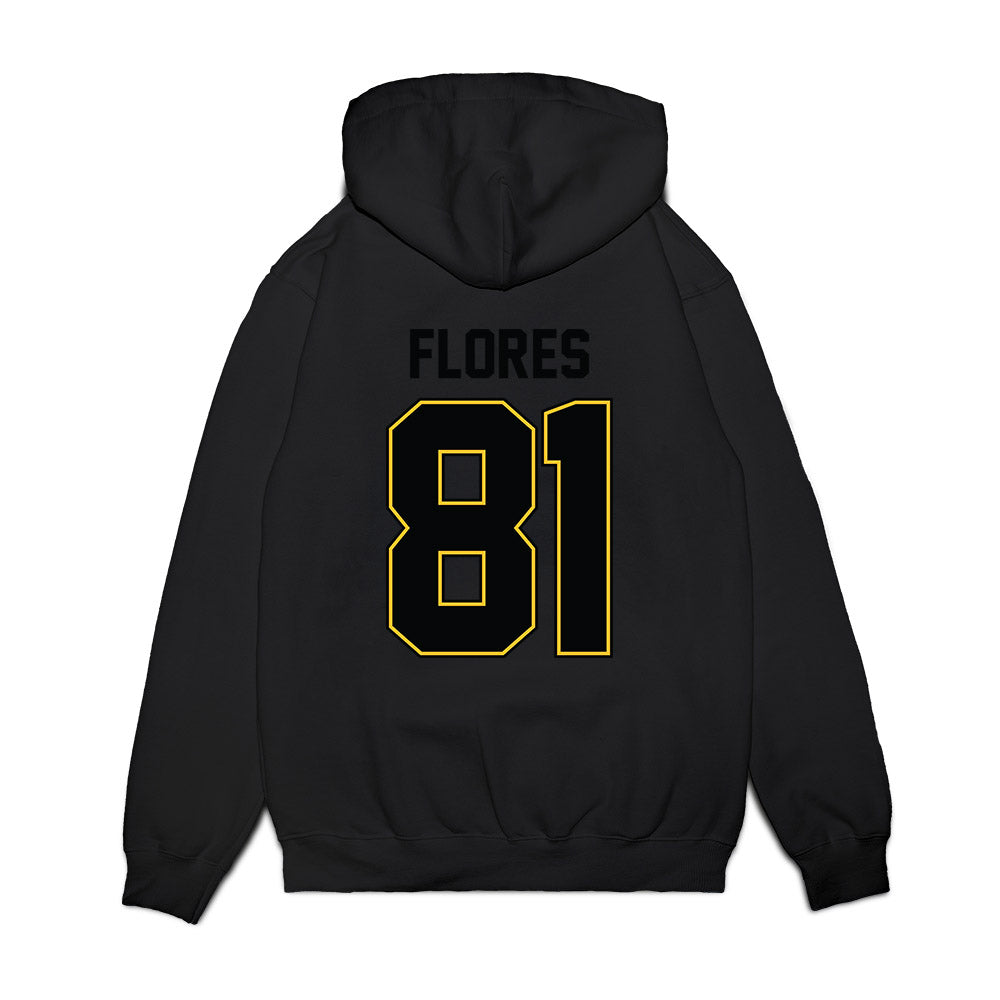 PLU - NCAA Football : Landon Jeremiah Flores - Vintage Helmet Premium Hooded Sweatshirt-1