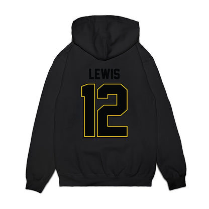 PLU - NCAA Football : Kai Lewis - Vintage Helmet Premium Hooded Sweatshirt-1