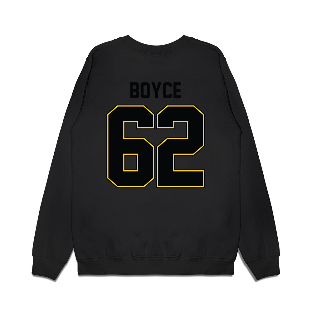 PLU - NCAA Football : Nathan Boyce - Vintage Helmet Premium Crewneck Sweatshirt-1