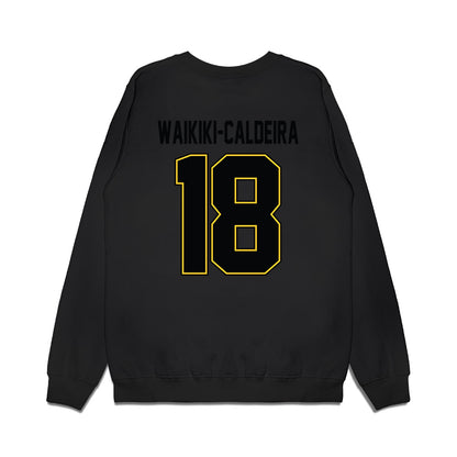 PLU - NCAA Football : Kolten Waikiki-Caldeira - Vintage Helmet Premium Crewneck Sweatshirt-1