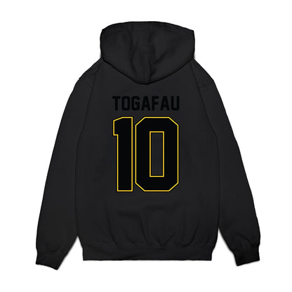 PLU - NCAA Football : Braeden Togafau - Vintage Helmet Premium Hooded Sweatshirt-1