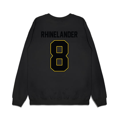 PLU - NCAA Football : Colby Rhinelander - Vintage Helmet Premium Crewneck Sweatshirt-1