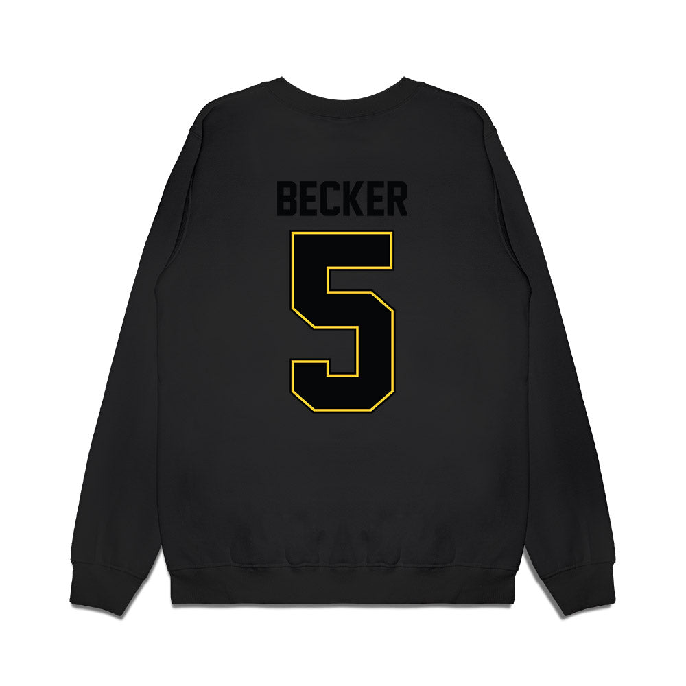 PLU - NCAA Football : Cole Becker - Vintage Helmet Premium Crewneck Sweatshirt-1