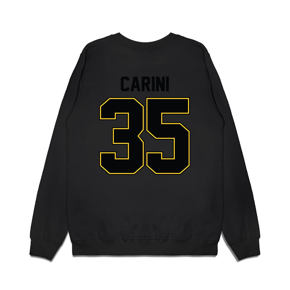PLU - NCAA Football : Joe Carini - Vintage Helmet Premium Crewneck Sweatshirt-1