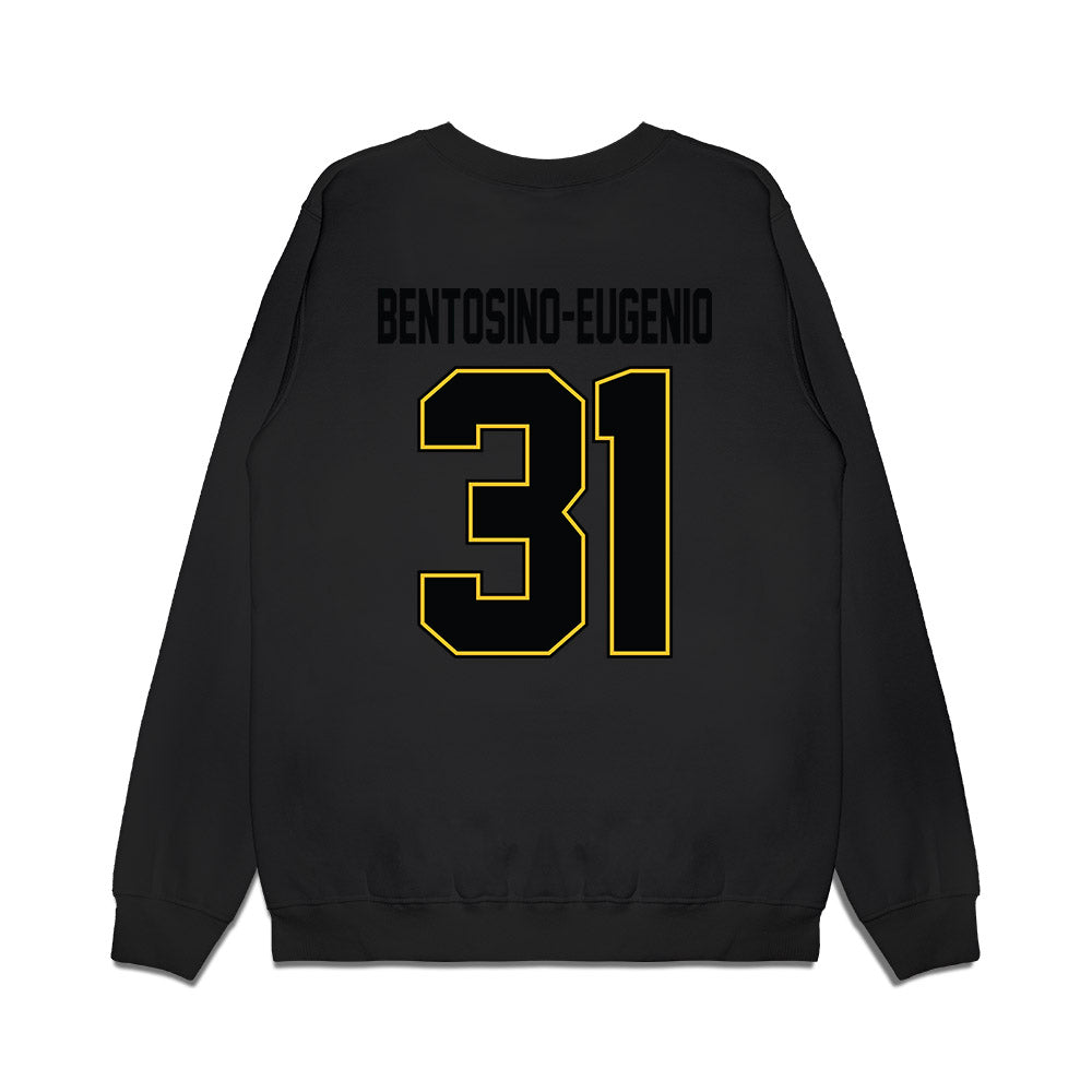 PLU - NCAA Football : Kalani Bentosino-Eugenio - Vintage Helmet Premium Crewneck Sweatshirt-1
