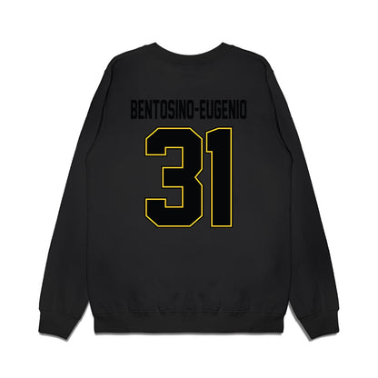 PLU - NCAA Football : Kalani Bentosino-Eugenio - Vintage Helmet Premium Crewneck Sweatshirt-1