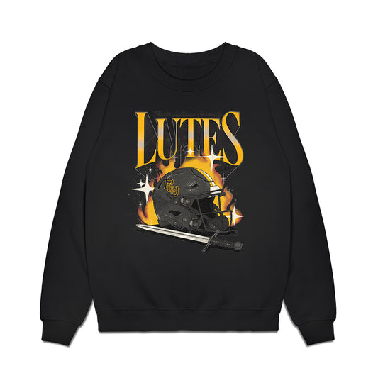 PLU - NCAA Football : Cross Pola - Vintage Helmet Premium Crewneck Sweatshirt-0