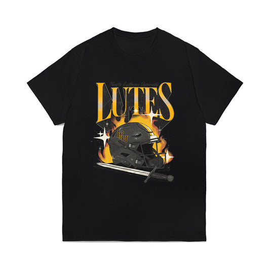 PLU - NCAA Football : Jackson Hale - Vintage Helmet Comfort Colors T-Shirt-0