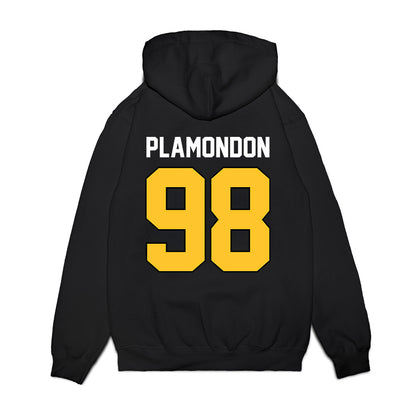 Ferris State - NCAA Football : Jake Plamondon - Vintage Helmet Premium Hooded Sweatshirt-1