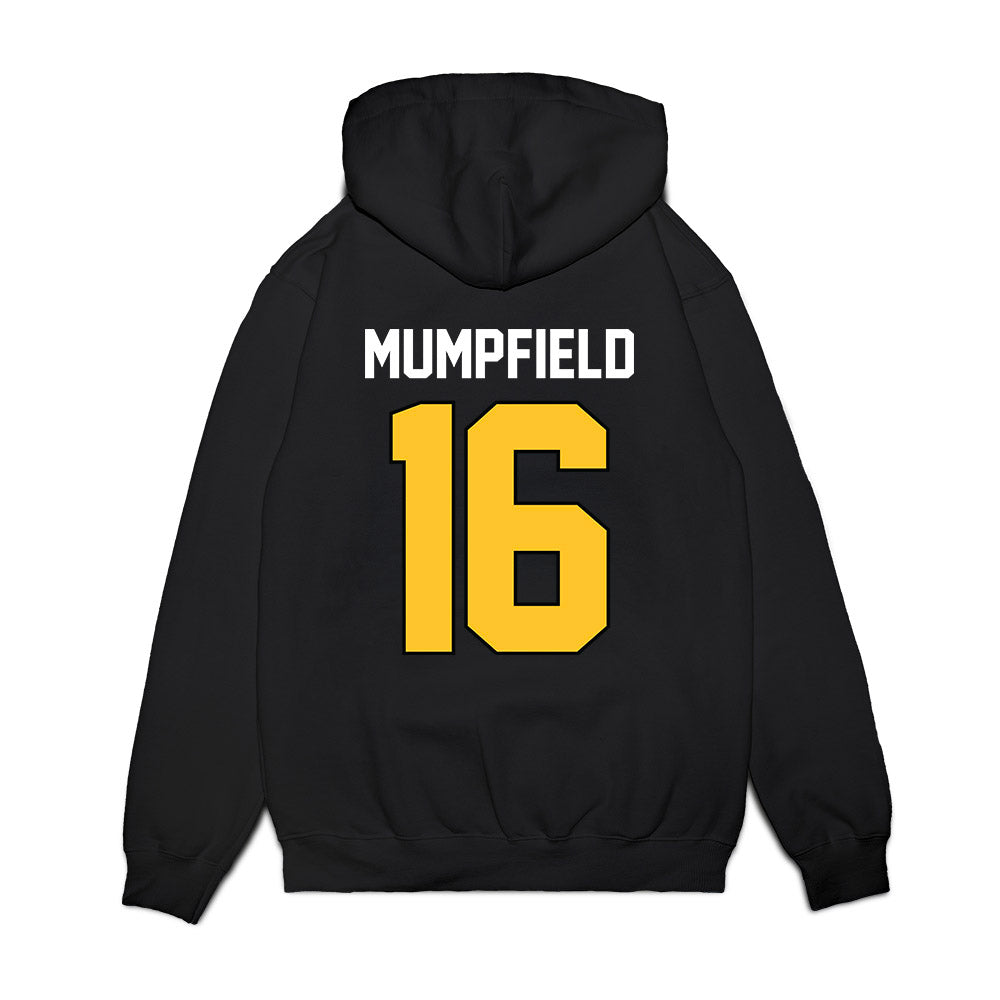 Ferris State - NCAA Football : Leeshaun Mumpfield - Vintage Helmet Premium Hooded Sweatshirt-1