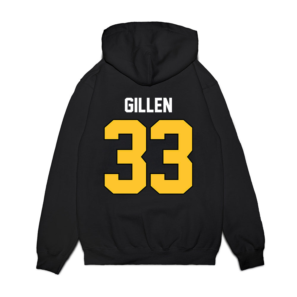 Ferris State - NCAA Football : Coties Gillen - Vintage Helmet Premium Hooded Sweatshirt-1